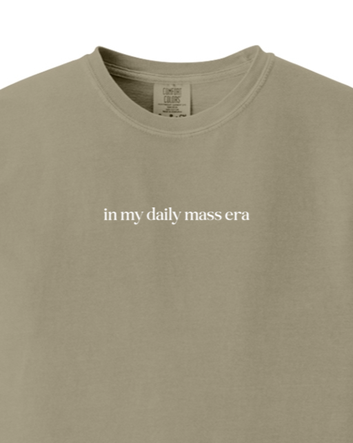 In My Daily Mass Era Adult T-shirt - Comfort Colors