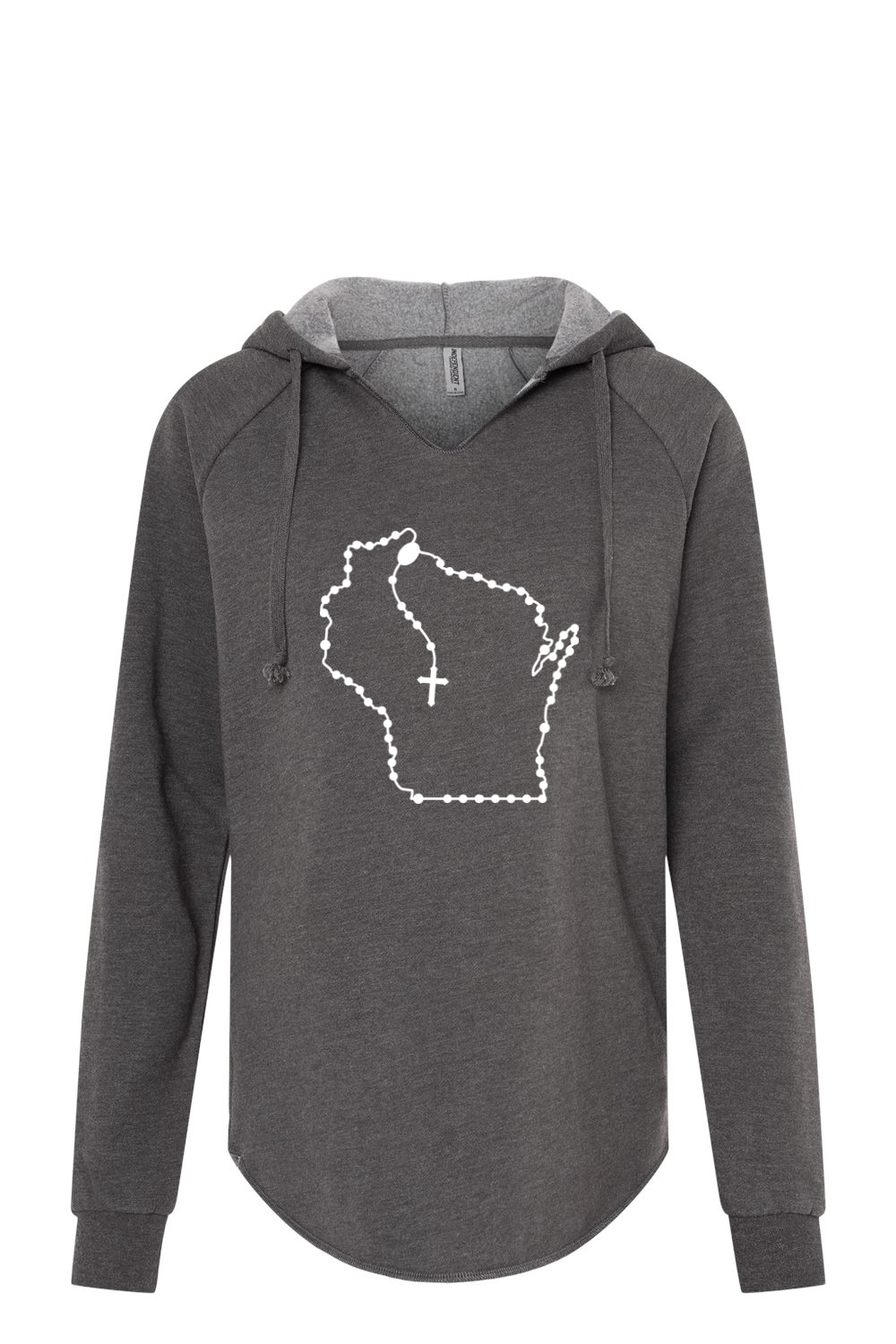 Wisconsin Catholic Rosary Drop Hoodie