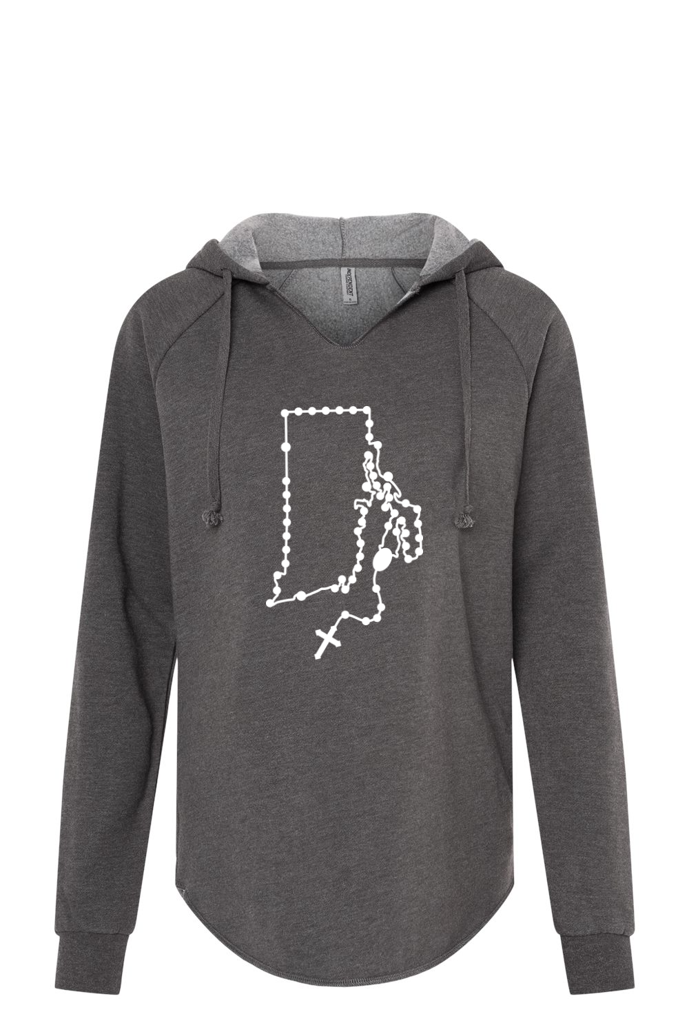 Rhode Island Catholic Rosary Drop Hoodie