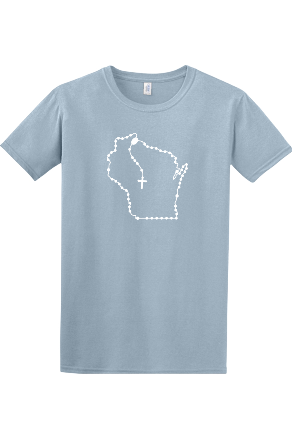 Wisconsin Catholic Rosary Adult T-shirt