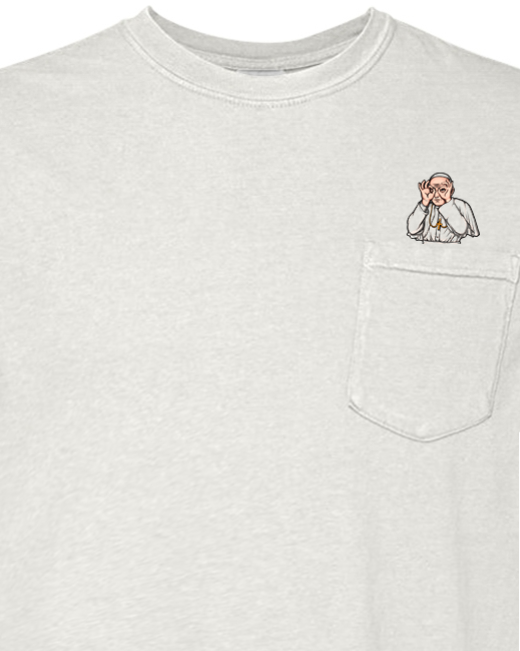 Silly JPII Adult Pocket T-shirt - Comfort Colors