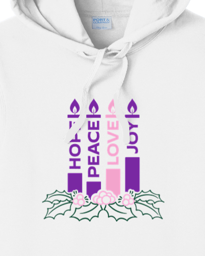 Advent Wreath Hoodie Sweatshirt