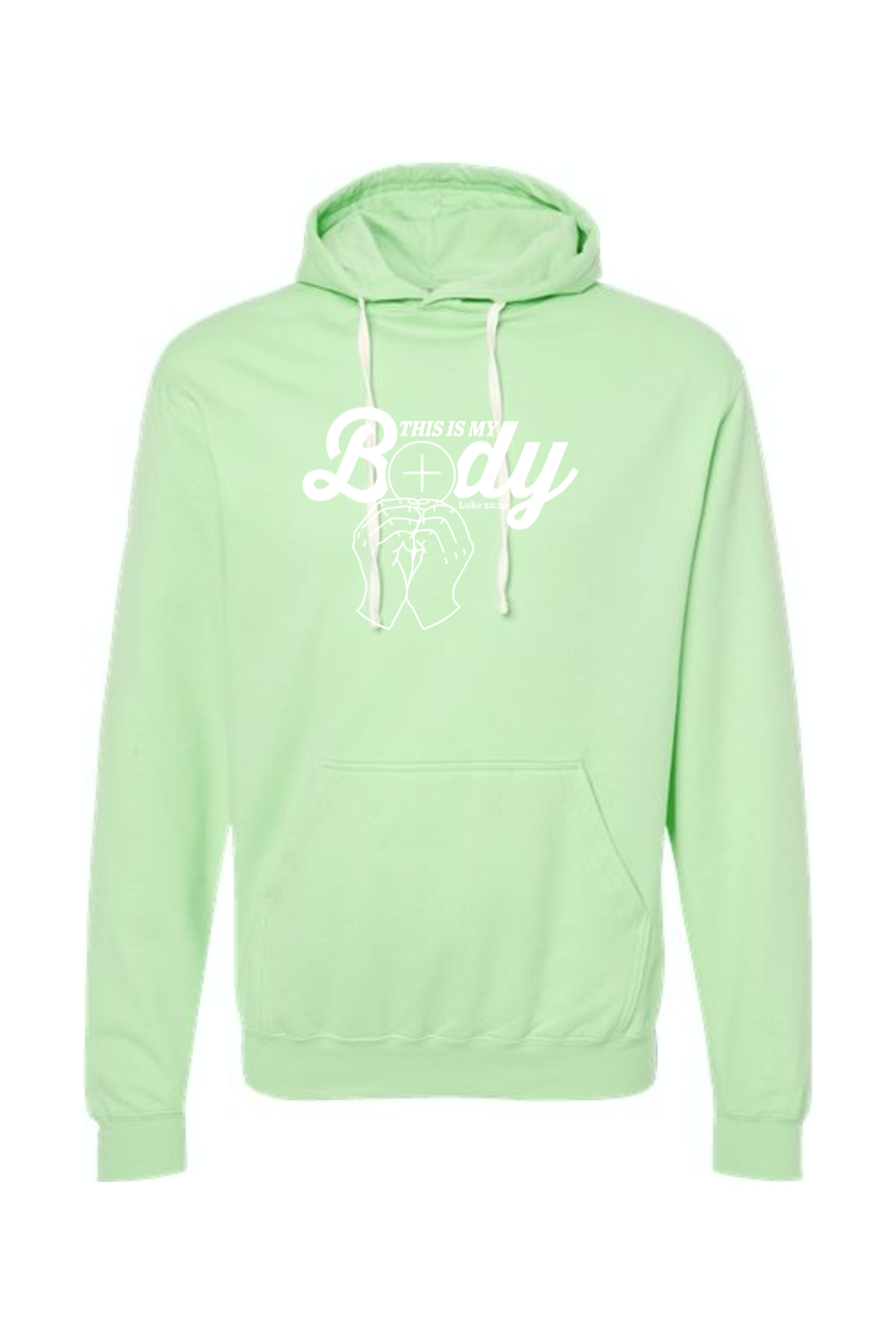 This is My Body, Consecration - Luke 22:19 Hoodie Sweatshirt