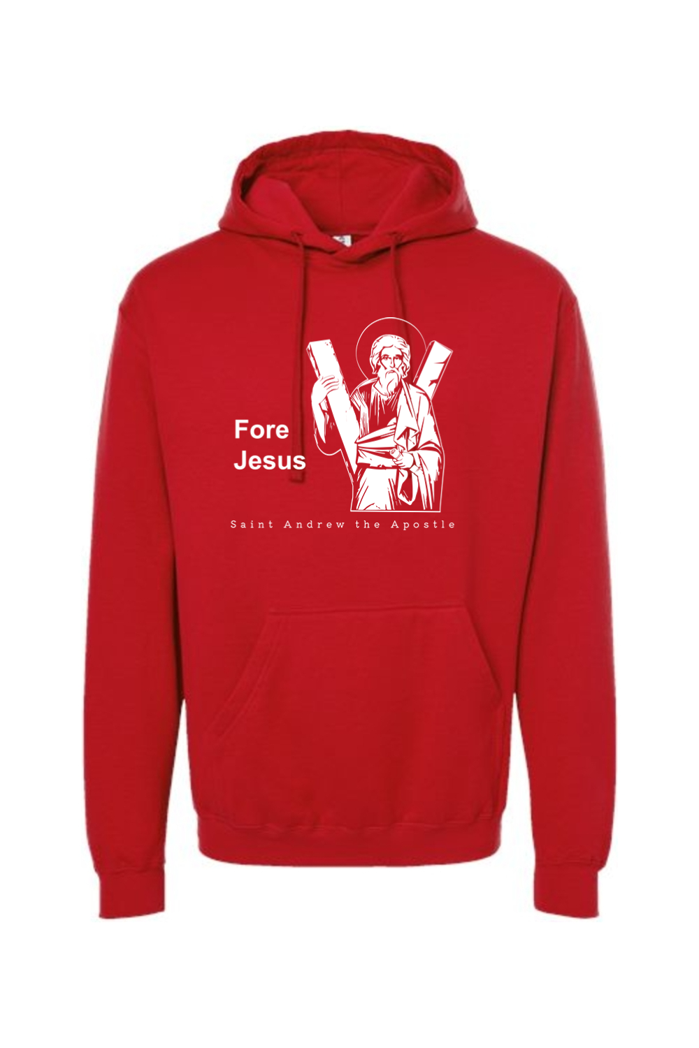 Fore Jesus - St. Andrew the Apostle Hoodie Sweatshirt