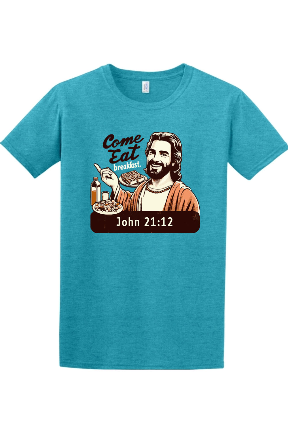 Come Eat Breakfast - John 21:12 Adult T-shirt