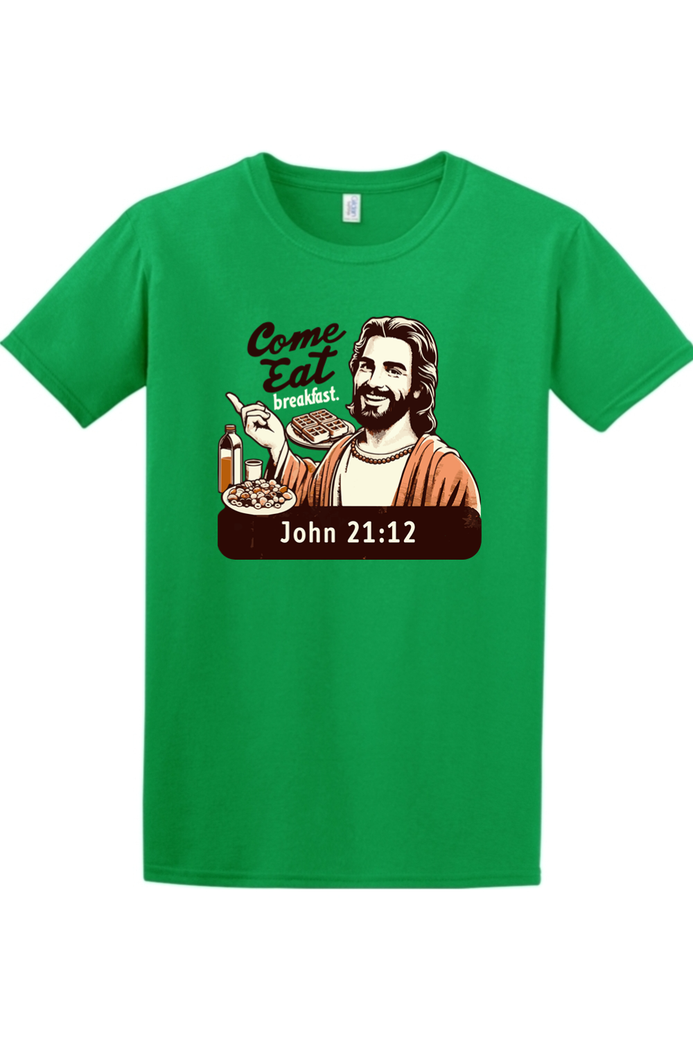 Come Eat Breakfast - John 21:12 Adult T-shirt