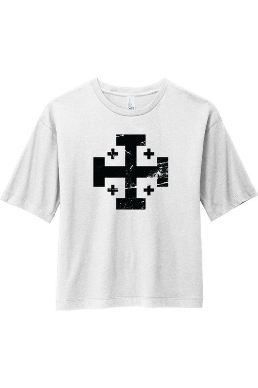 Jerusalem Cross - Women's Boxy Tee