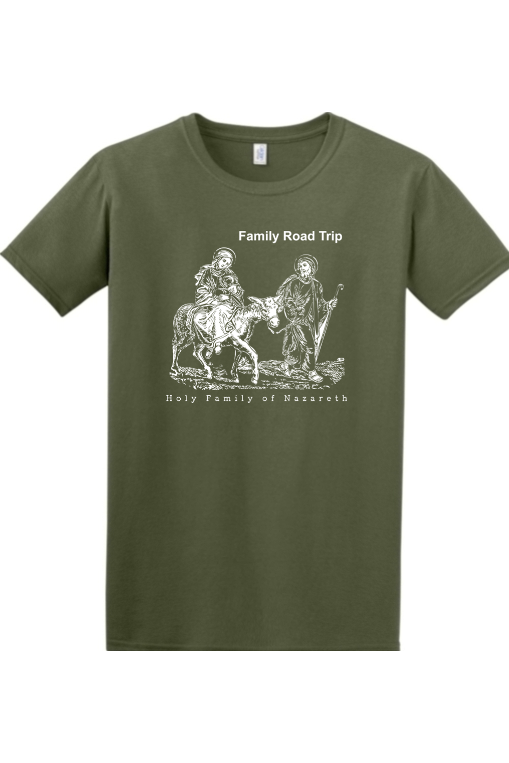 Family Road Trip - Holy Family Adult T-Shirt