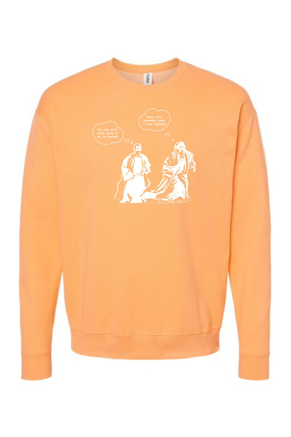 John Runs John 20:4 - Crewneck Sweatshirt