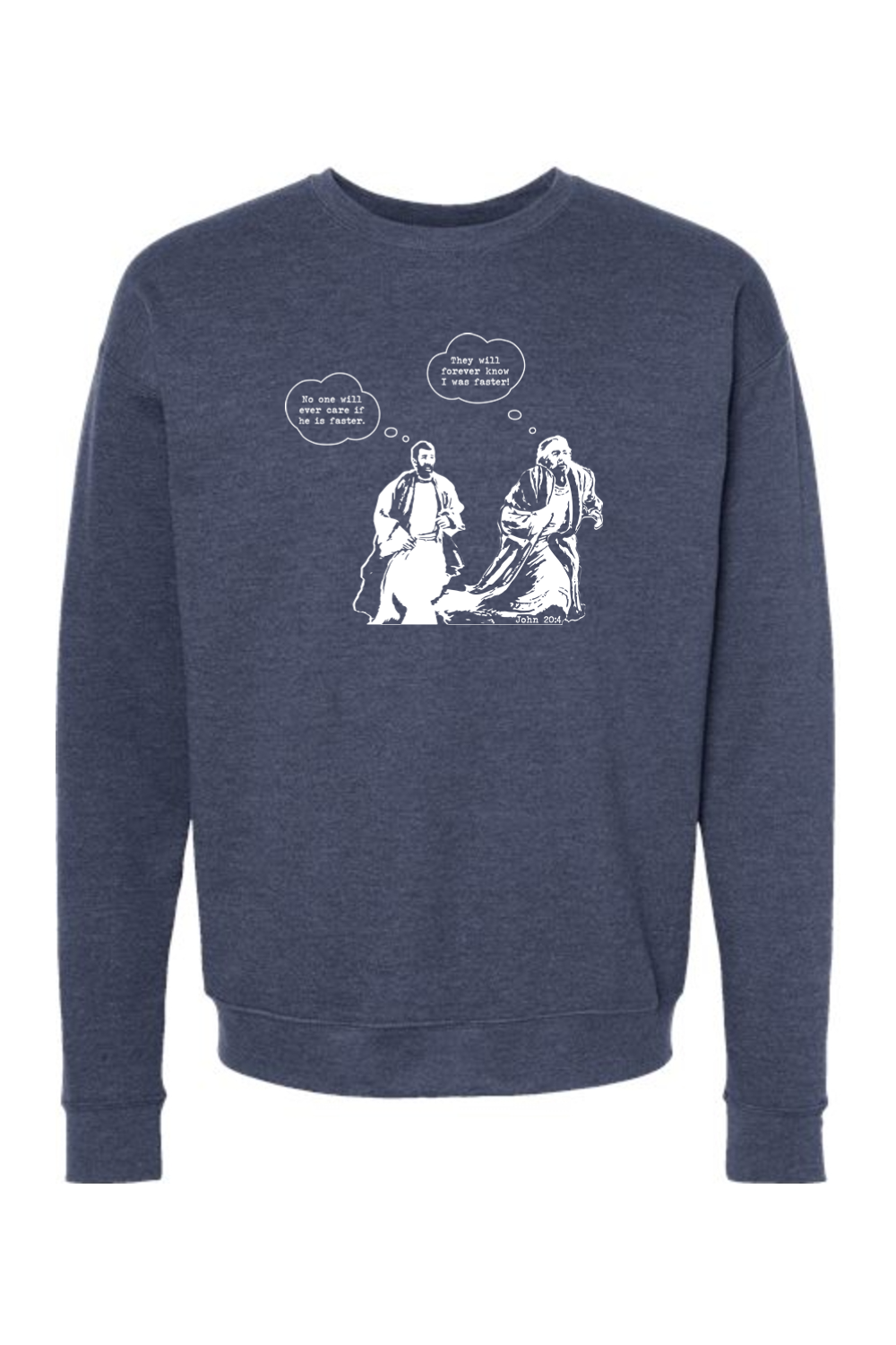 John Runs John 20:4 - Crewneck Sweatshirt