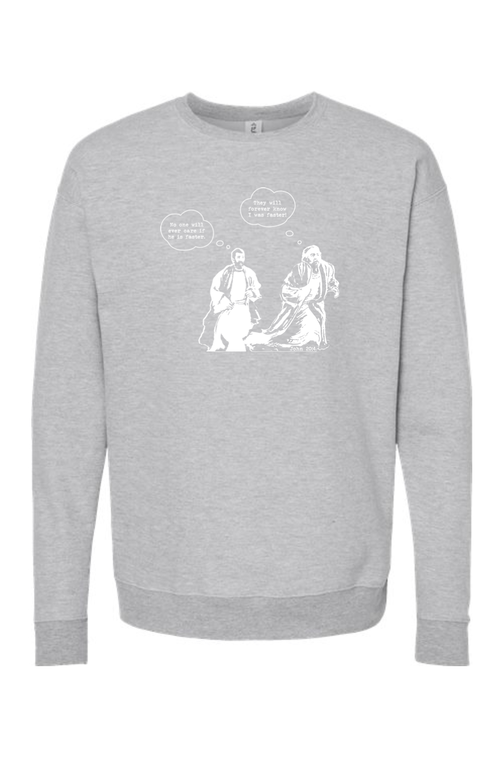 John Runs John 20:4 - Crewneck Sweatshirt