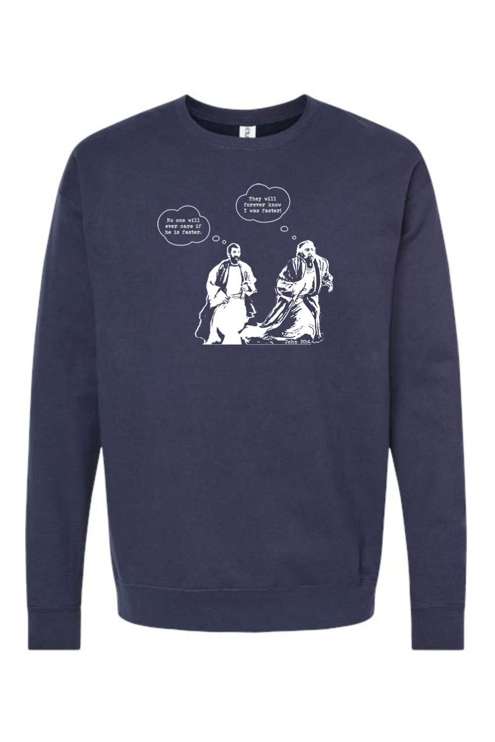 John Runs John 20:4 - Crewneck Sweatshirt