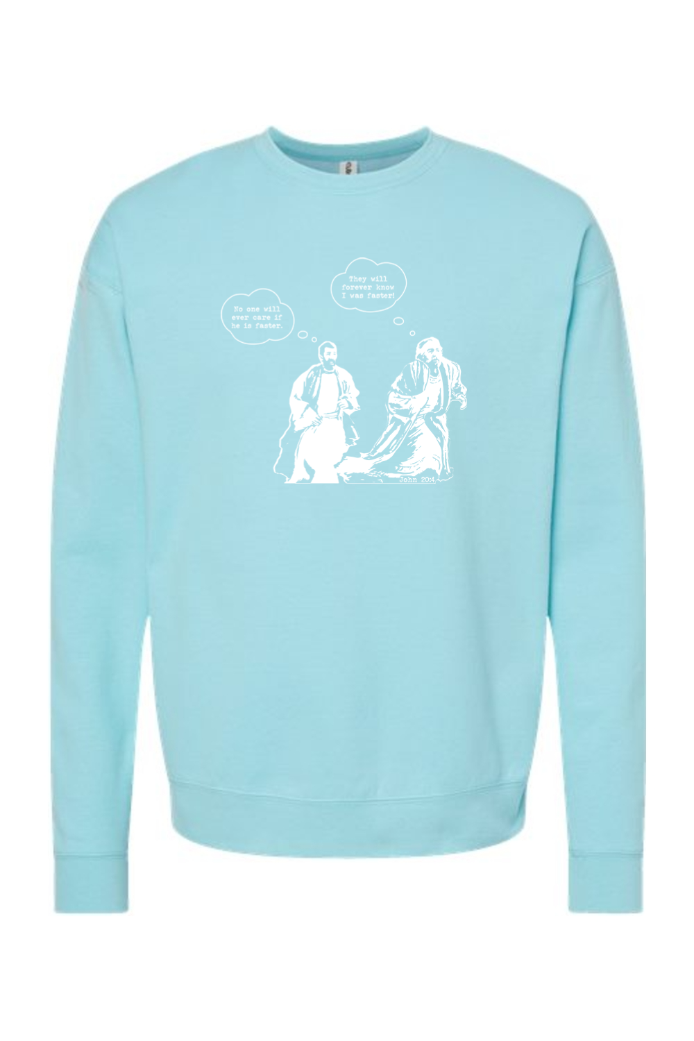 John Runs John 20:4 - Crewneck Sweatshirt