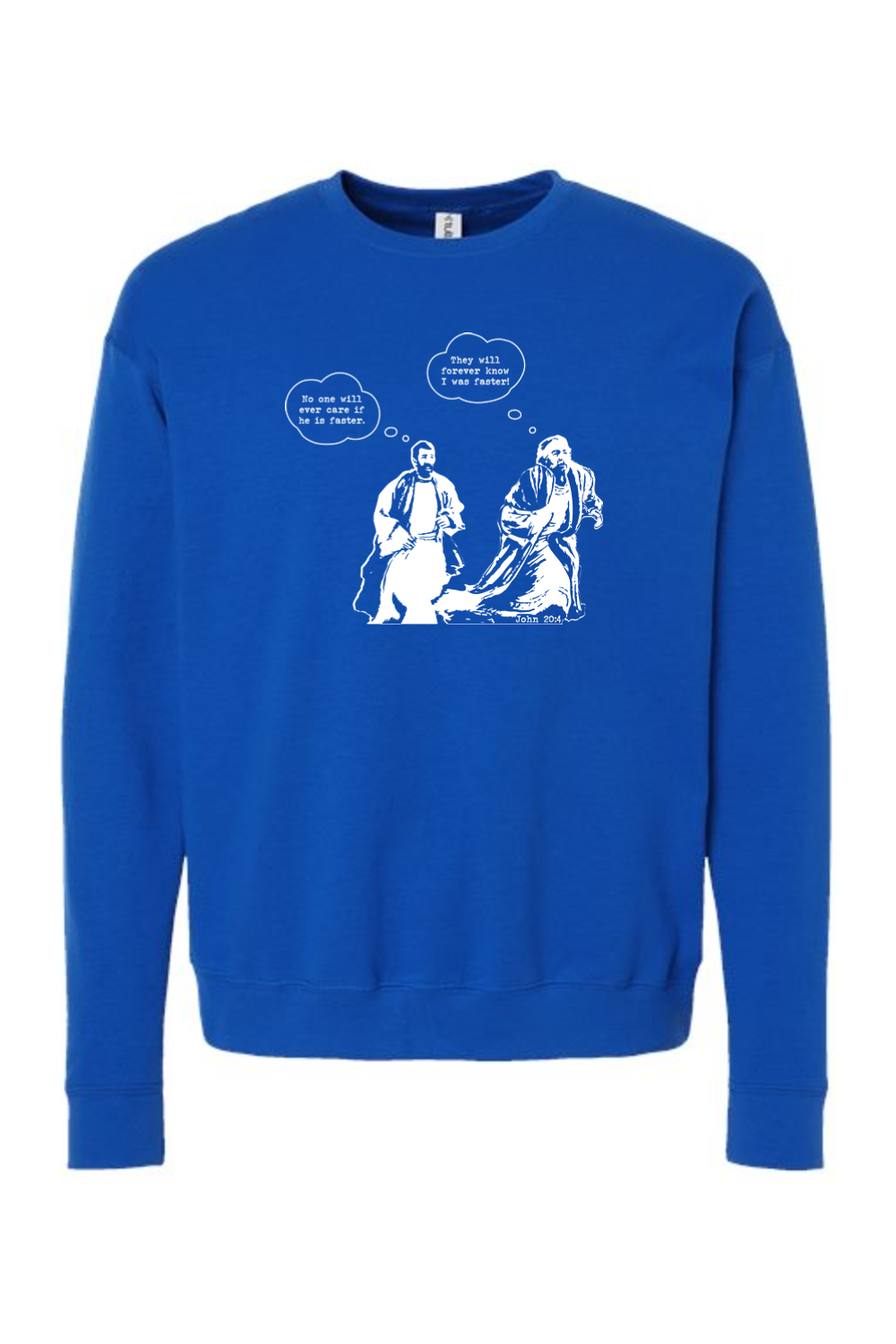 John Runs John 20:4 - Crewneck Sweatshirt