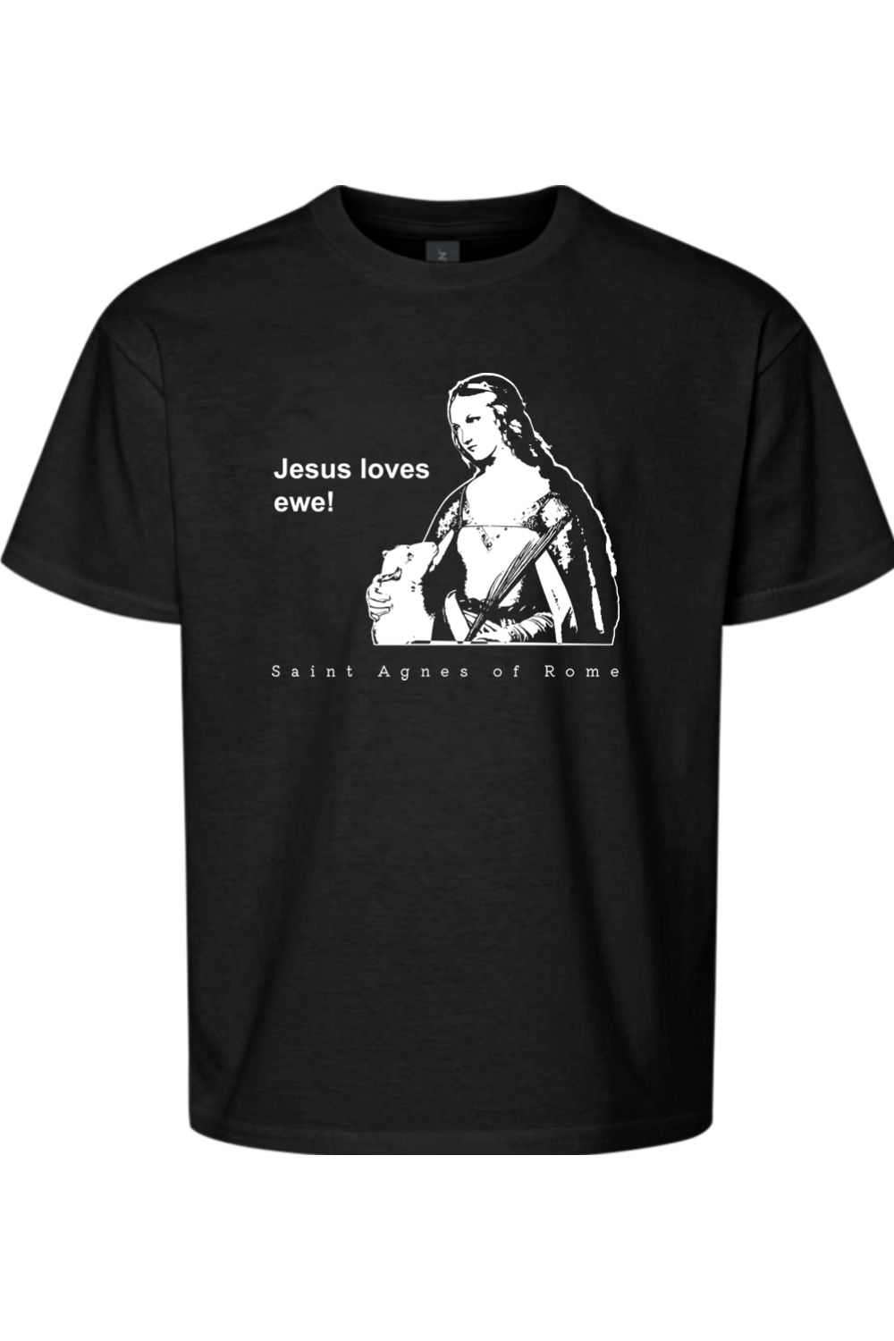 Jesus Loves Ewe - St. Agnes Youth T-Shirt