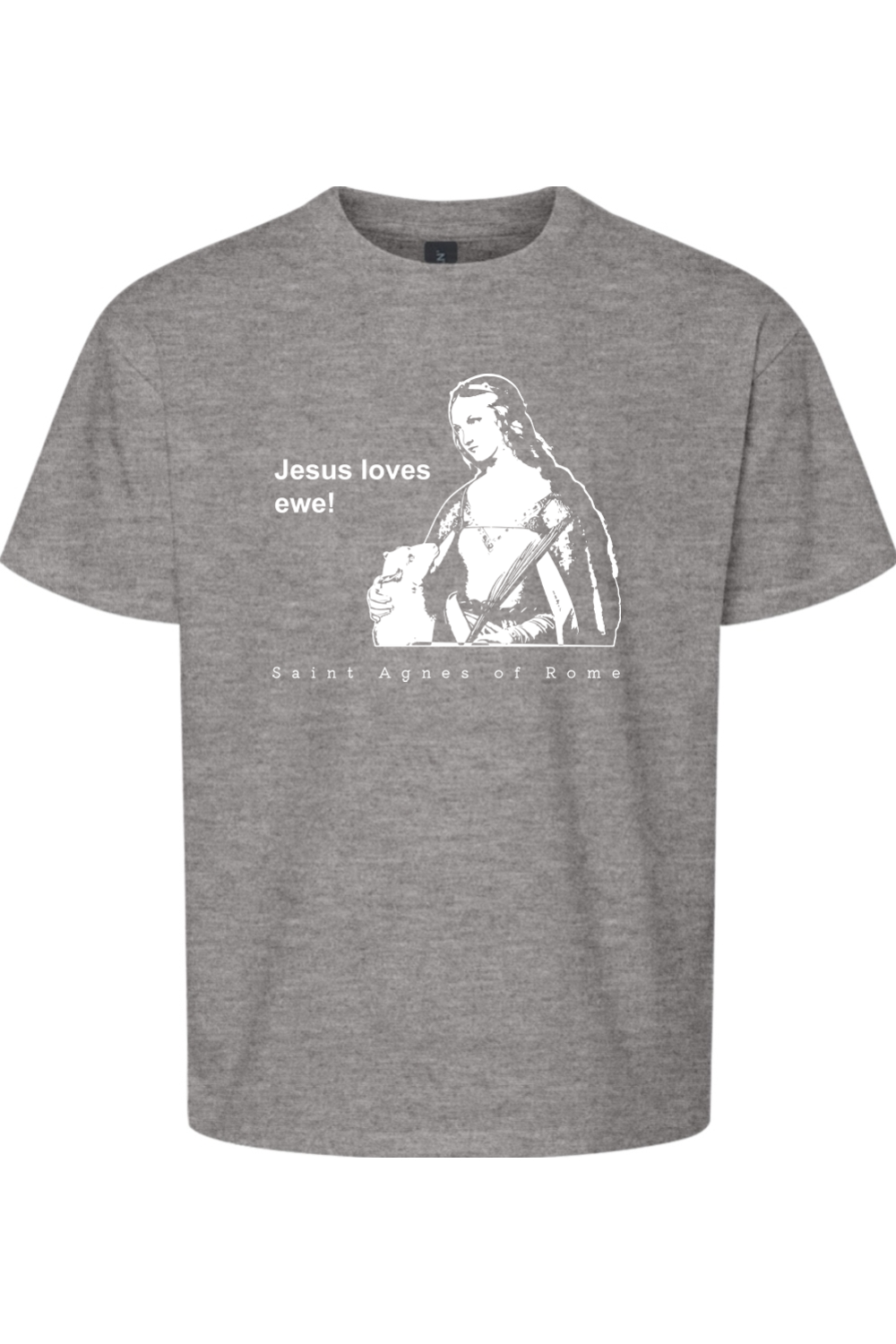 Jesus Loves Ewe - St. Agnes Youth T-Shirt