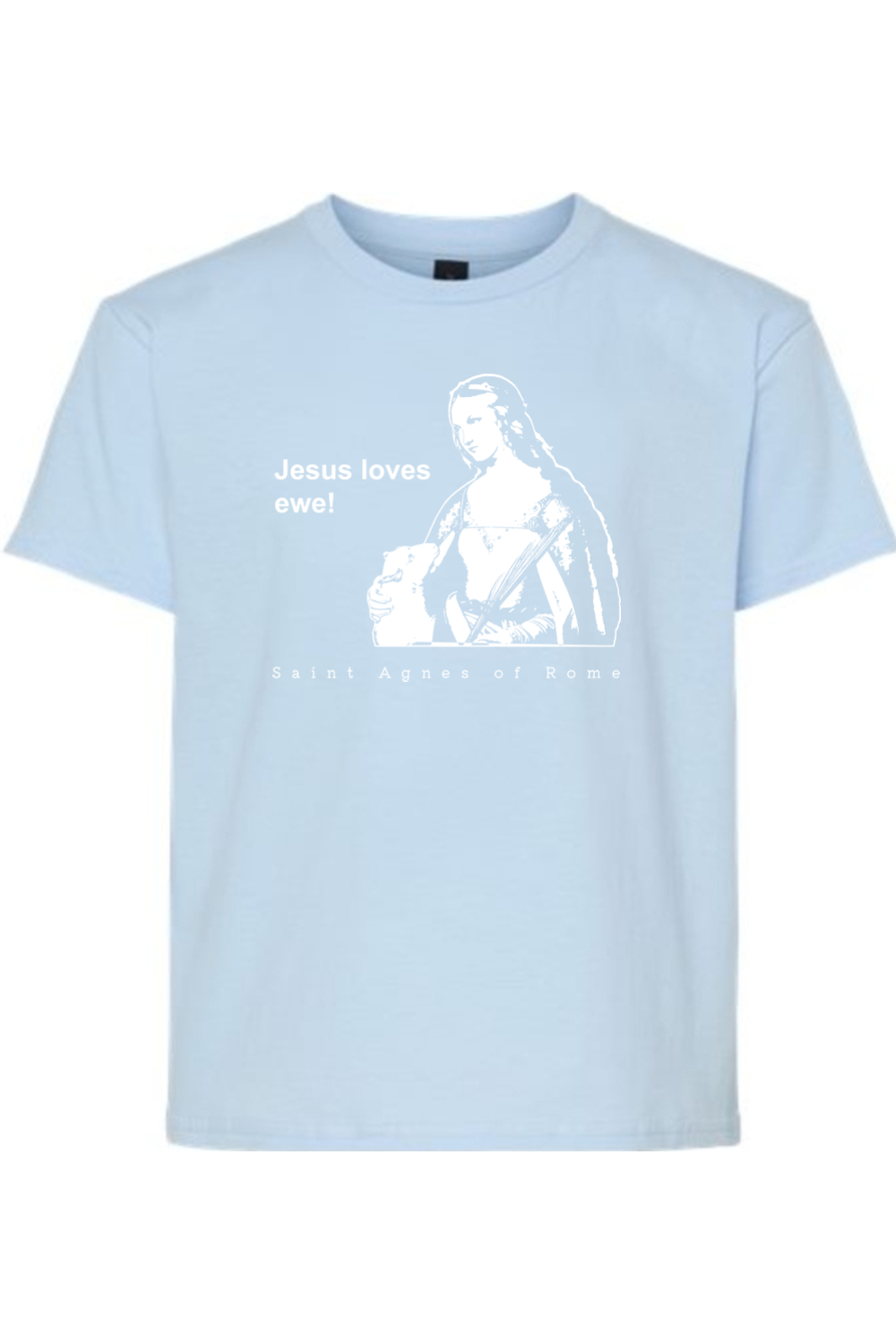 Jesus Loves Ewe - St. Agnes Youth T-Shirt