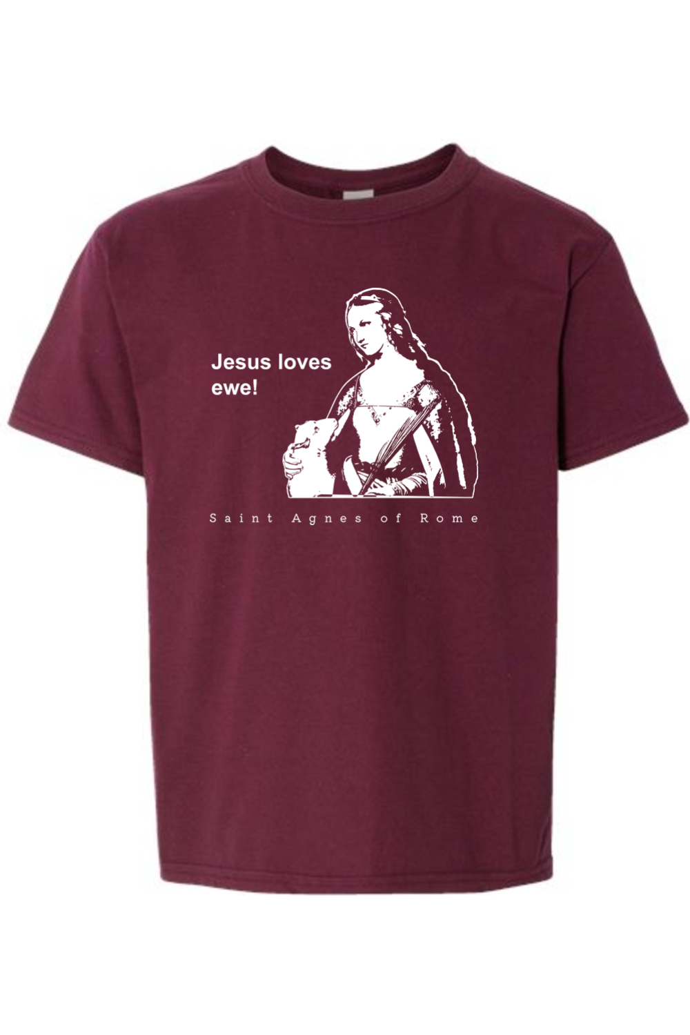 Jesus Loves Ewe - St. Agnes Youth T-Shirt