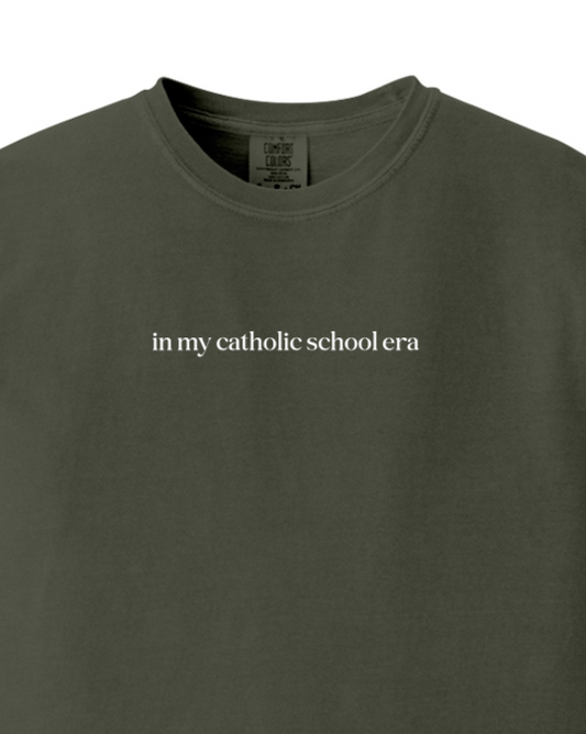 In My Catholic School Era Adult T-shirt - Comfort Colors