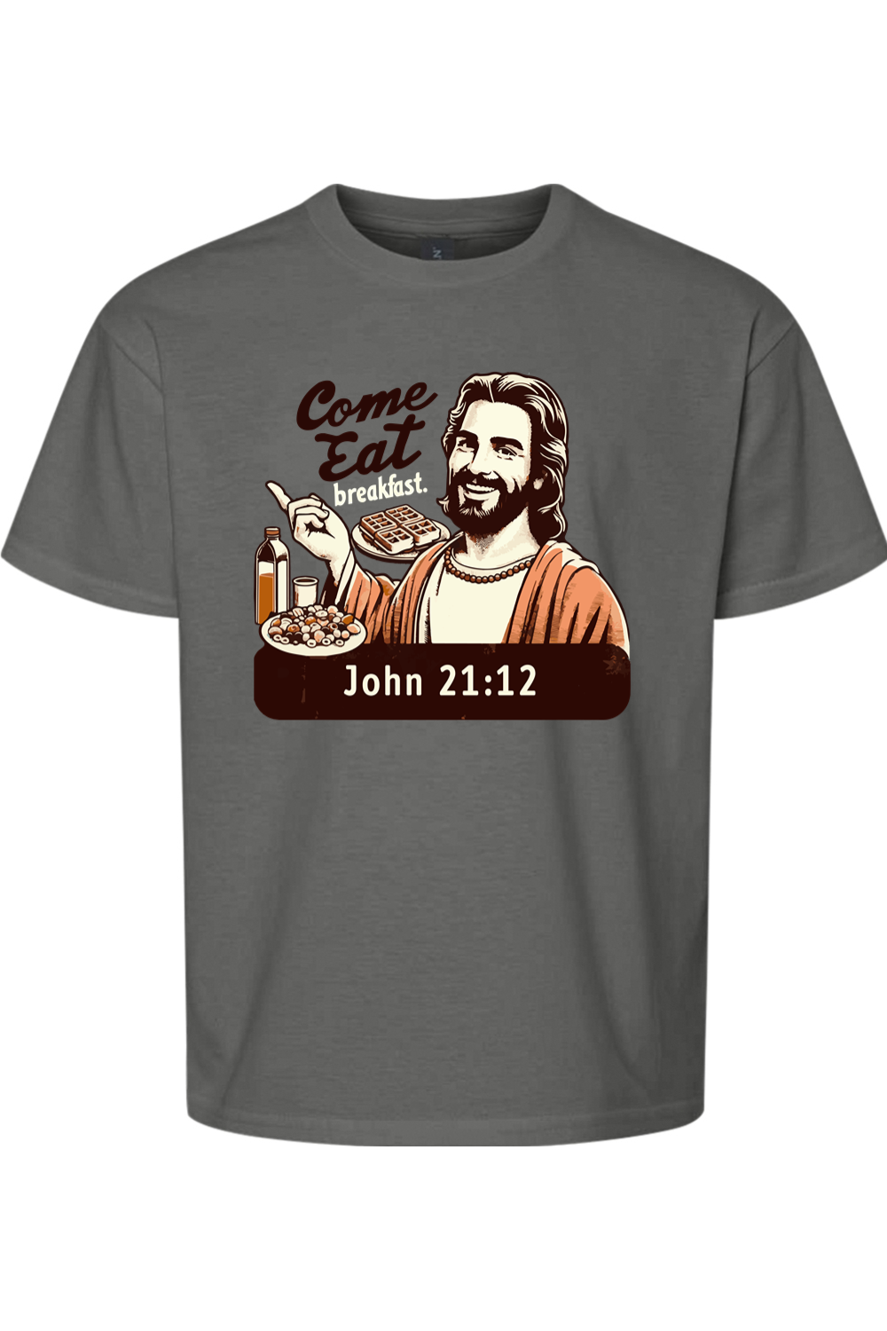 Come Eat Breakfast - John 21:12 Youth T-Shirt