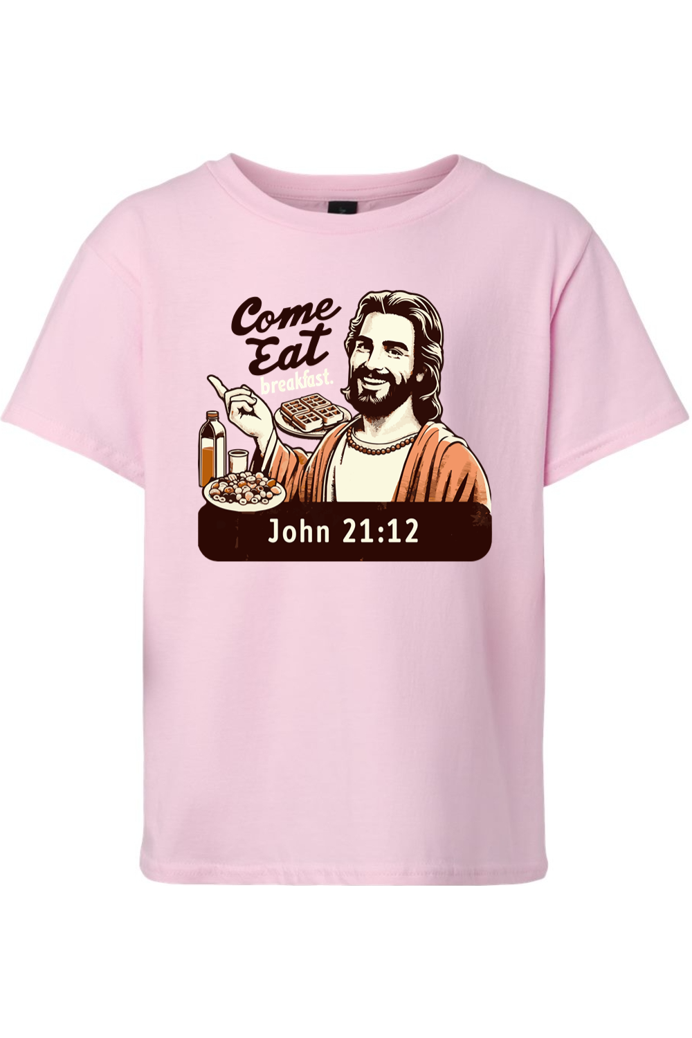 Come Eat Breakfast - John 21:12 Youth T-Shirt