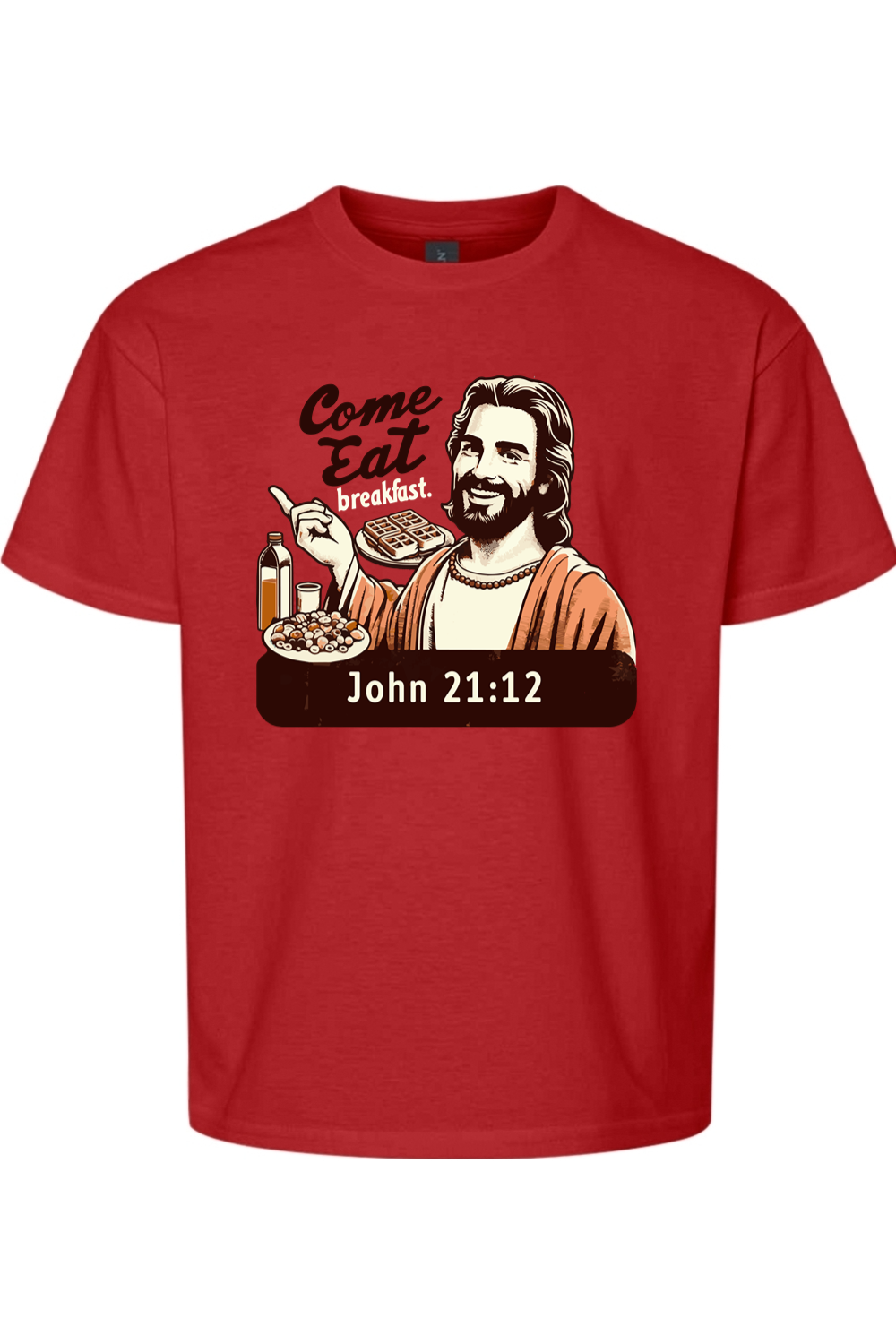 Come Eat Breakfast - John 21:12 Youth T-Shirt