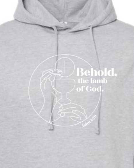 Behold, the Lamb of God - John 1:29 Hoodie Sweatshirt