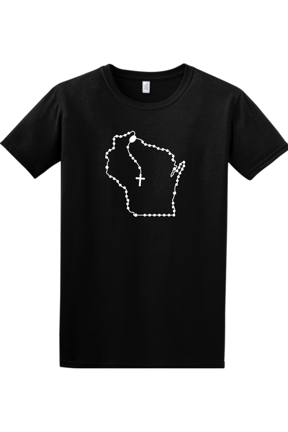 Wisconsin Catholic Rosary Adult T-shirt