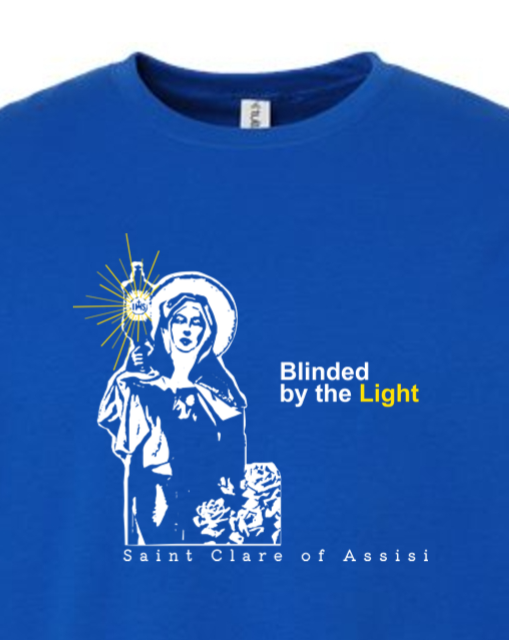 Blinded by the Light - St. Clare of Assisi Crewneck Sweatshirt