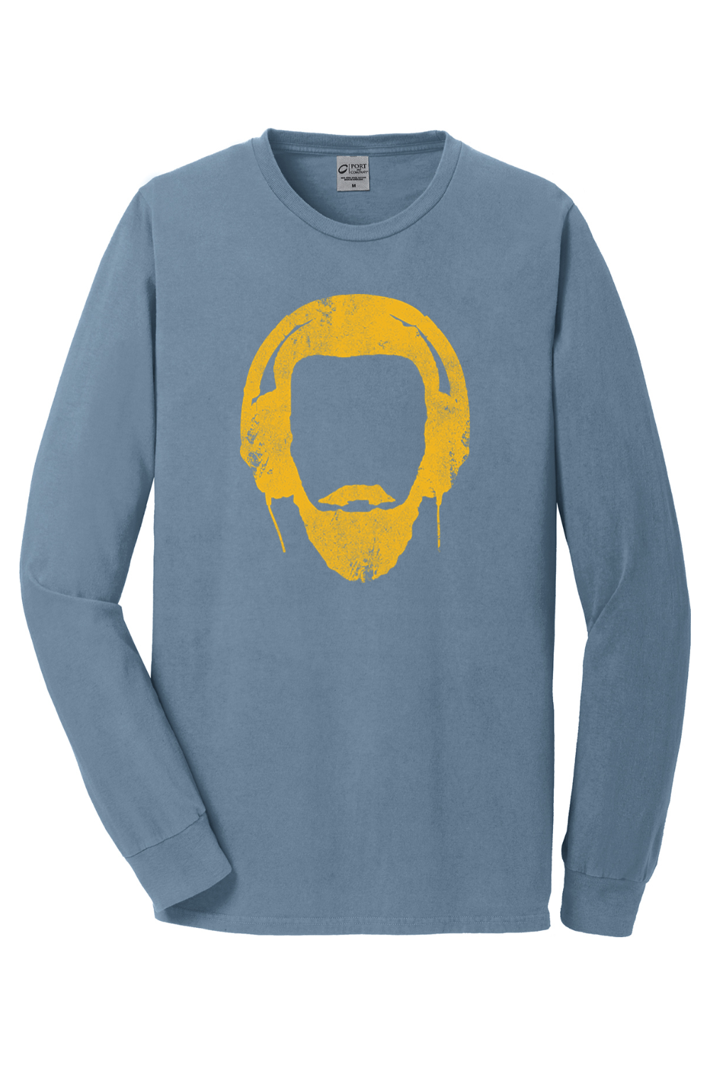 Monk Rockin' Headphones - Unisex Long Sleeve Tee