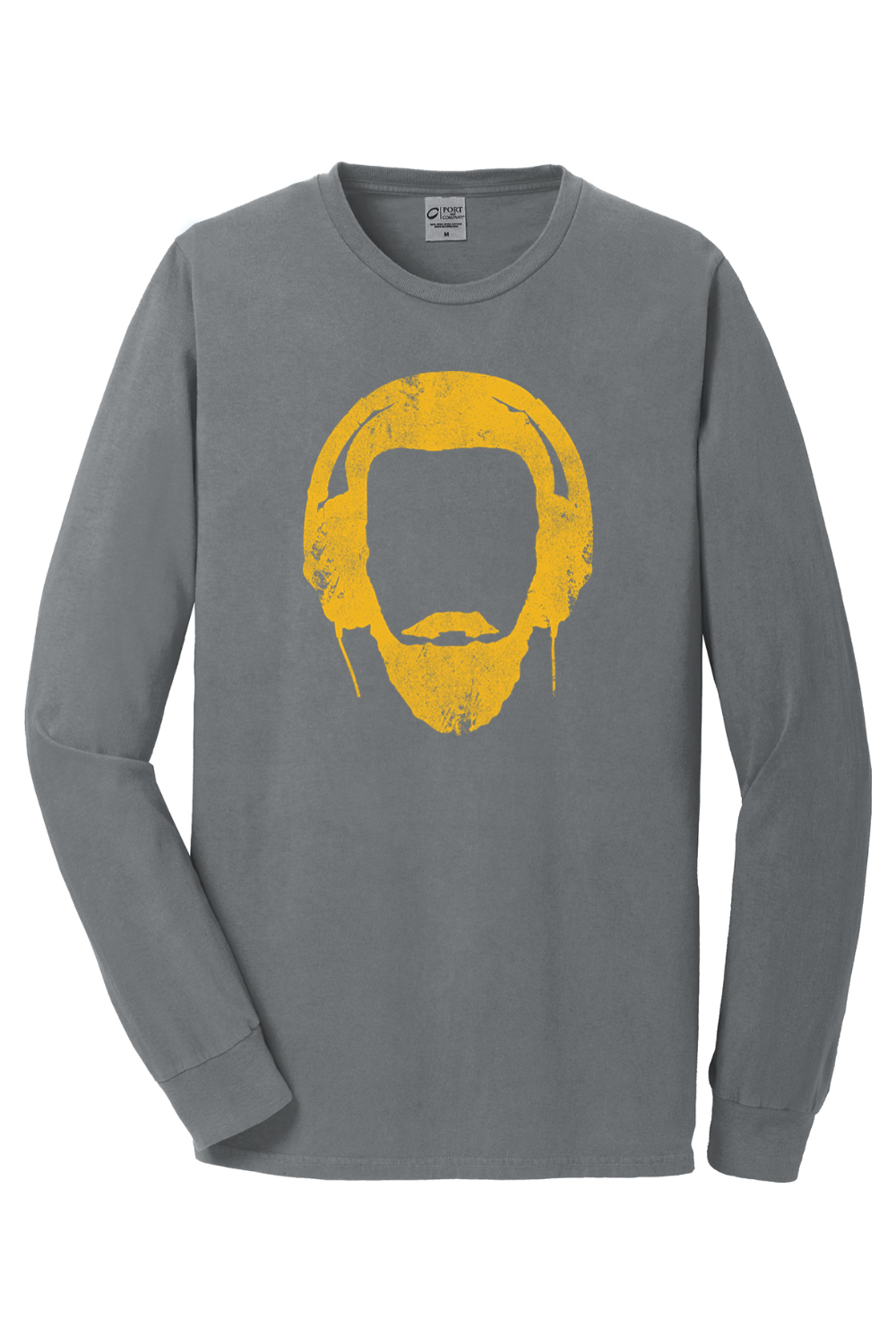 Monk Rockin' Headphones - Unisex Long Sleeve Tee