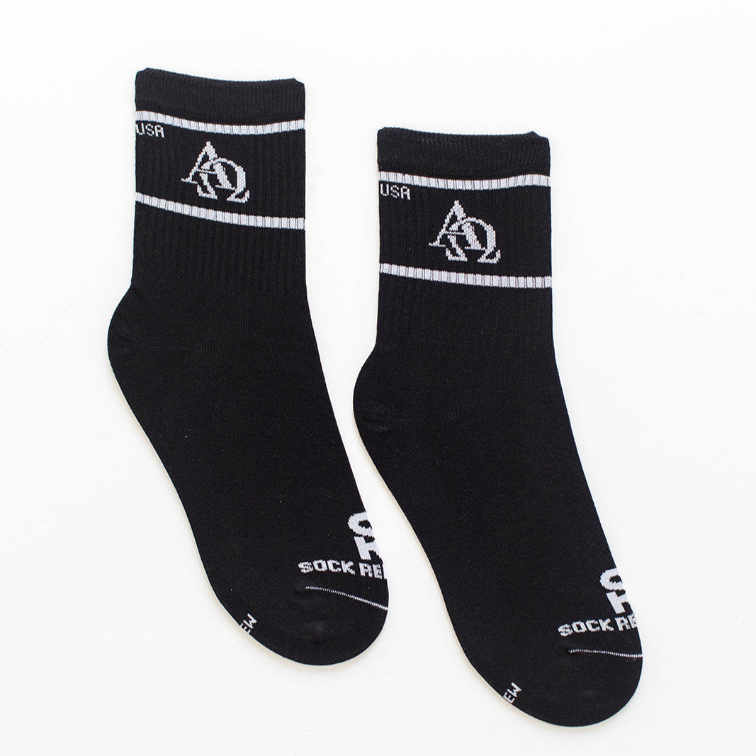 Alpha & Omega Adult Crew Socks