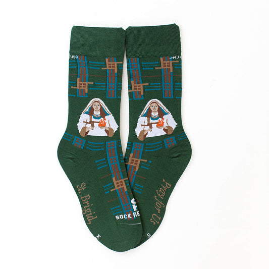 St. Brigid of Ireland Adult Socks