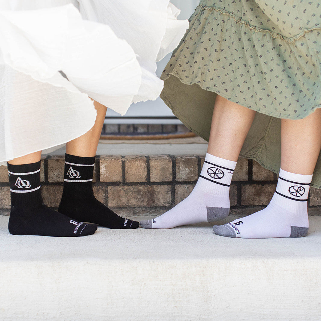 Chi Rho Adult Crew Socks