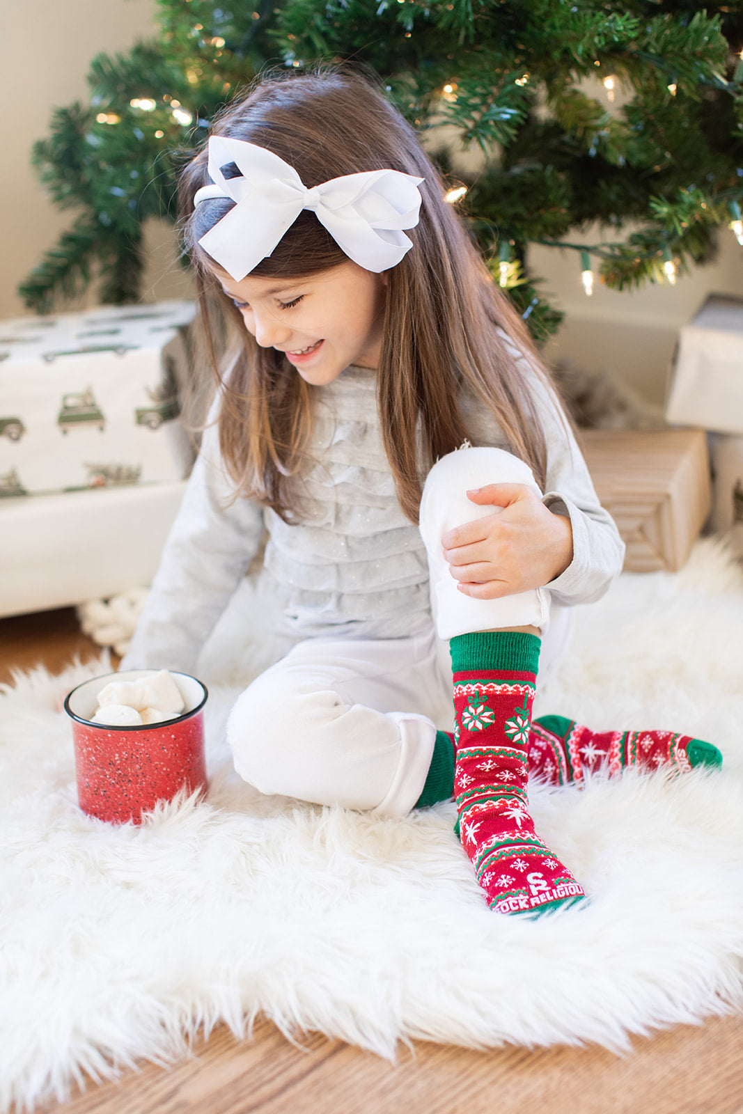 Christmas Sweater Kids Socks