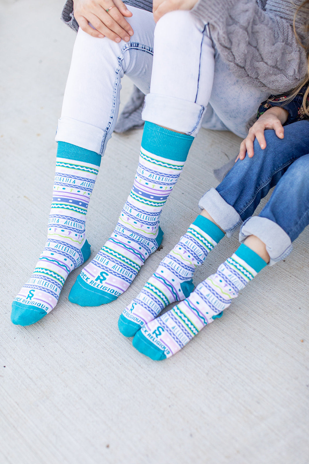 Easter Egg Adult Socks