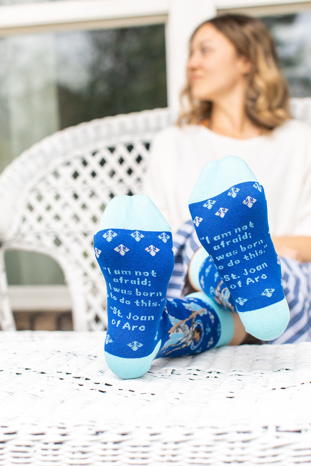 St. Joan of Arc Adult Socks