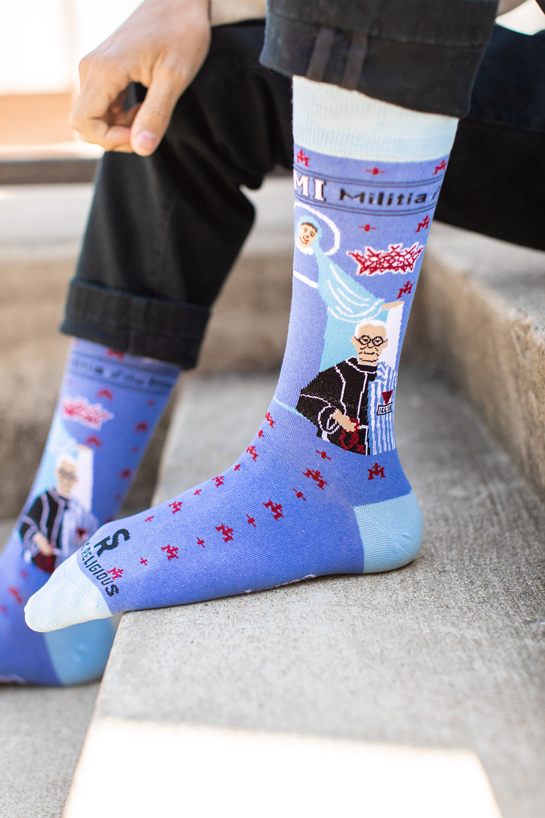 St. Maximilian Kolbe Adult Socks