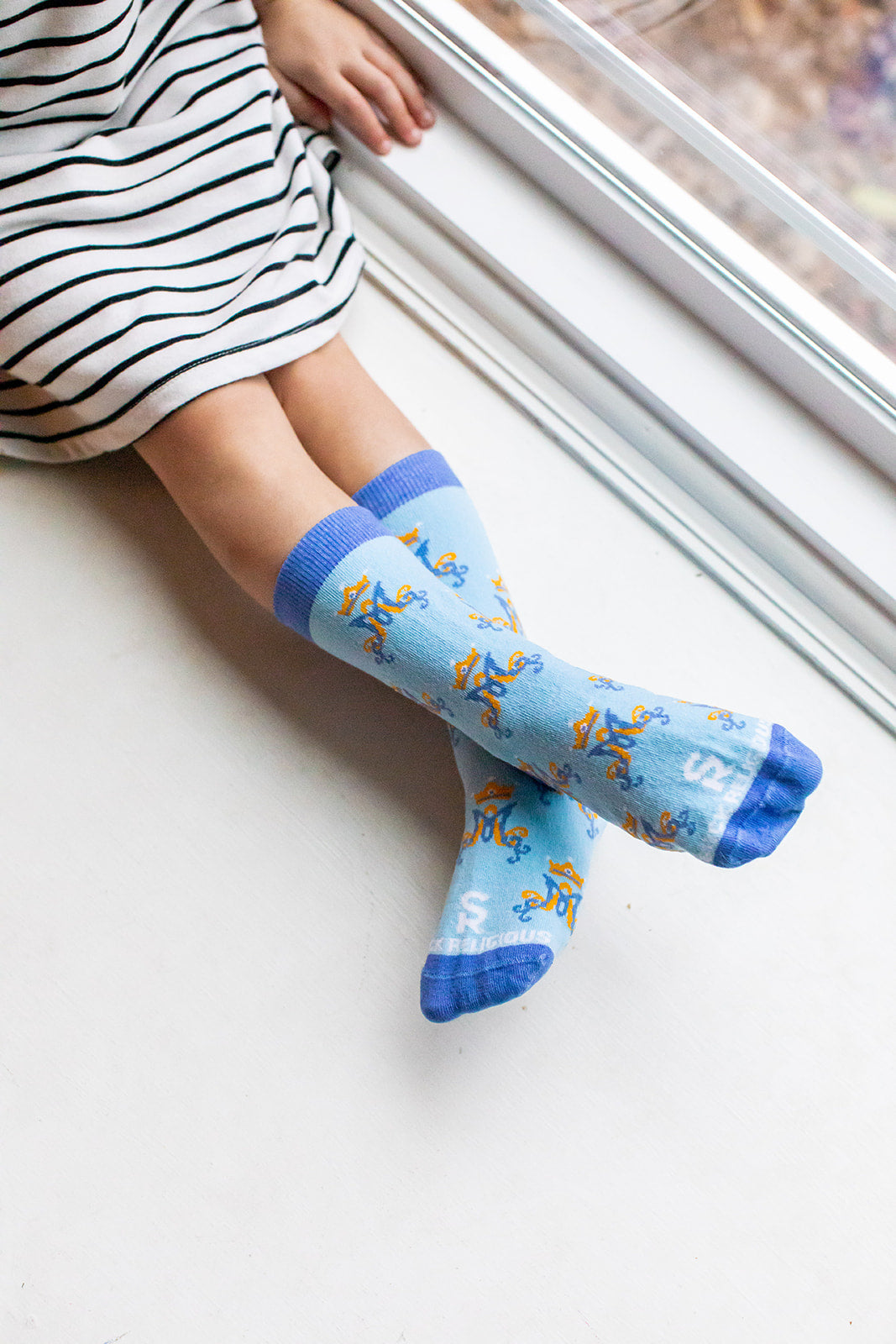 Marian Monogram Kids Socks