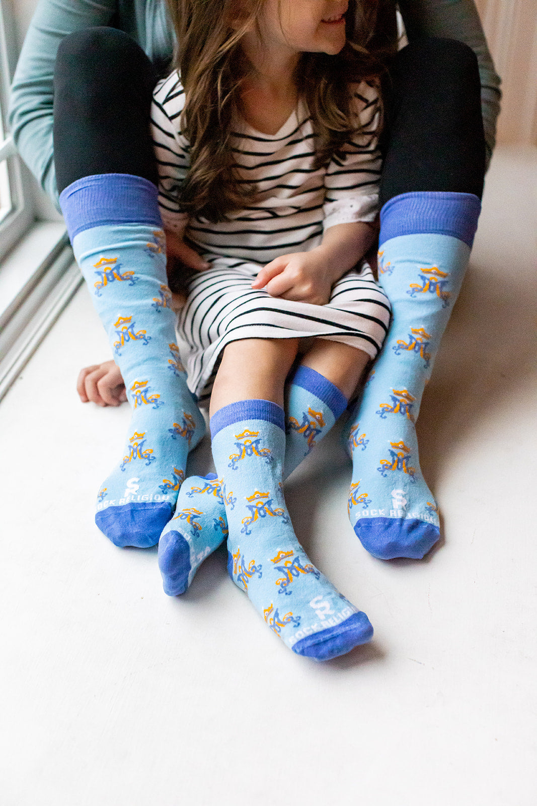 Marian Monogram Kids Socks