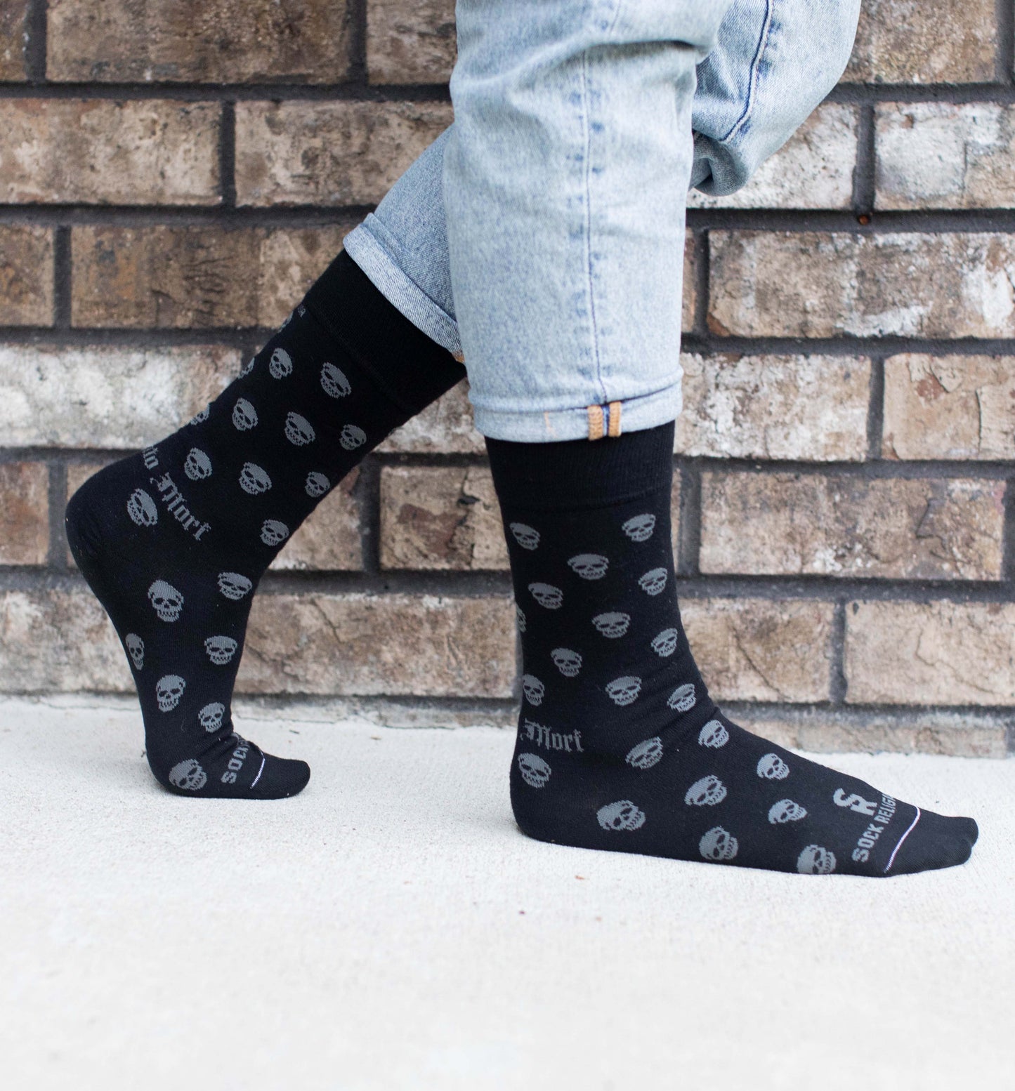 Memento Mori Adult Socks