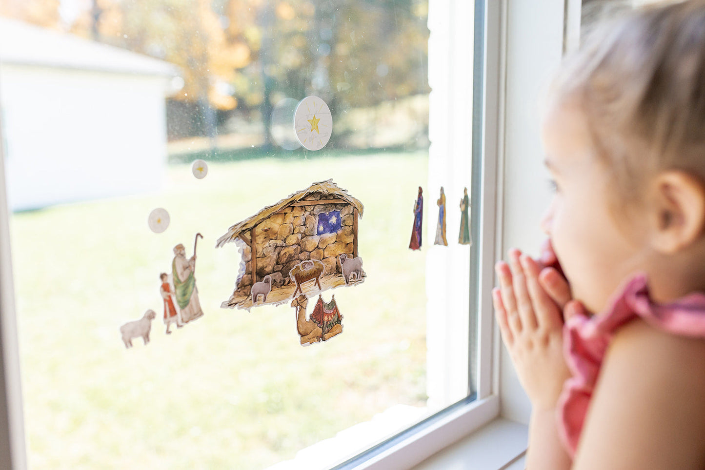 Nativity Cling Set