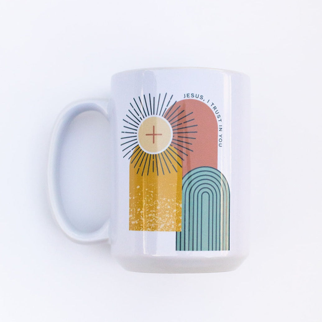 Jesus, I Trust in You Monstrance Coffee Mug - 15 oz.