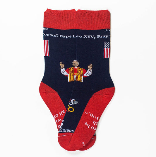 Pope Leo XIV Adult XL Socks