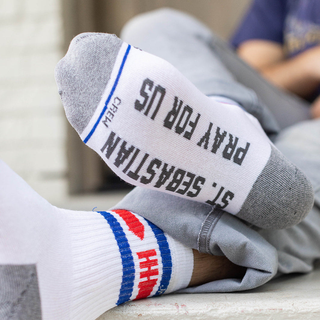 St. Sebastian - Patron of Athletes Adult Crew Socks