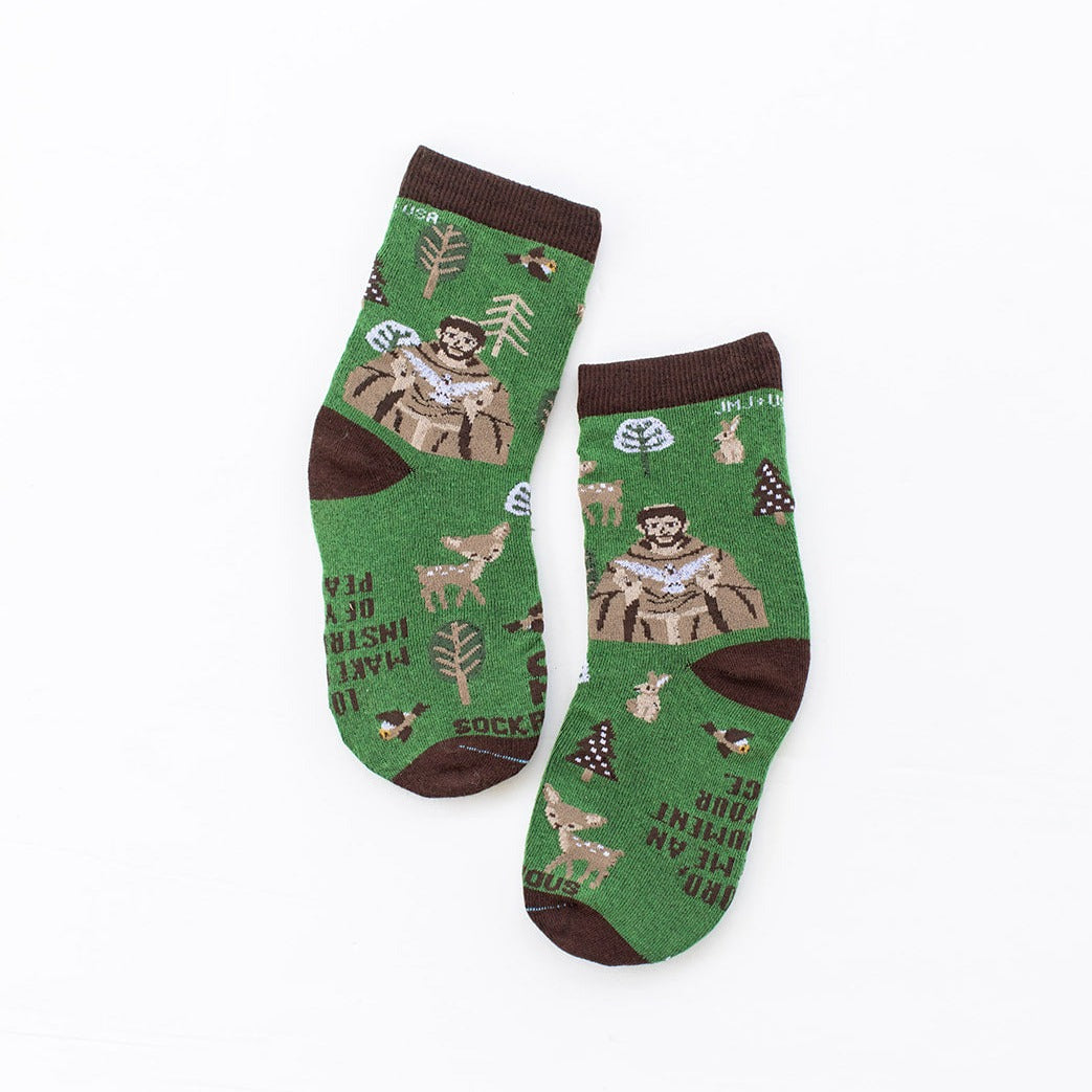 St. Francis of Assisi Kids Socks