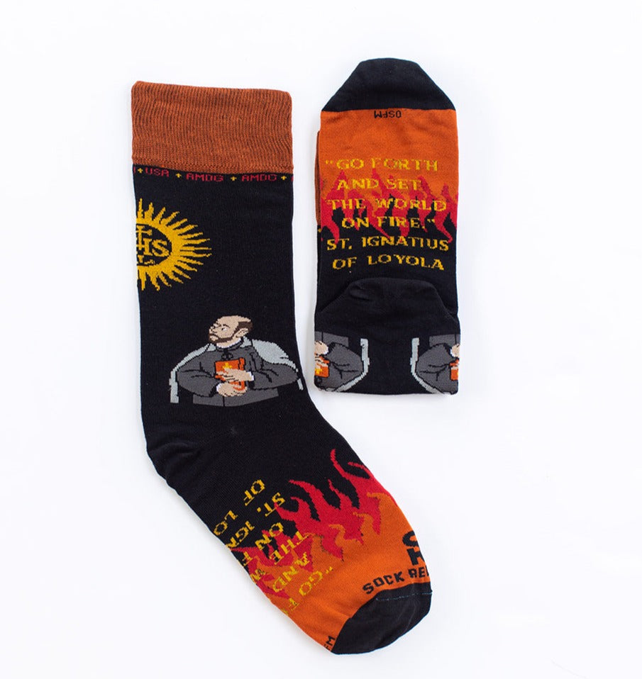 St. Ignatius of Loyola Adult Socks