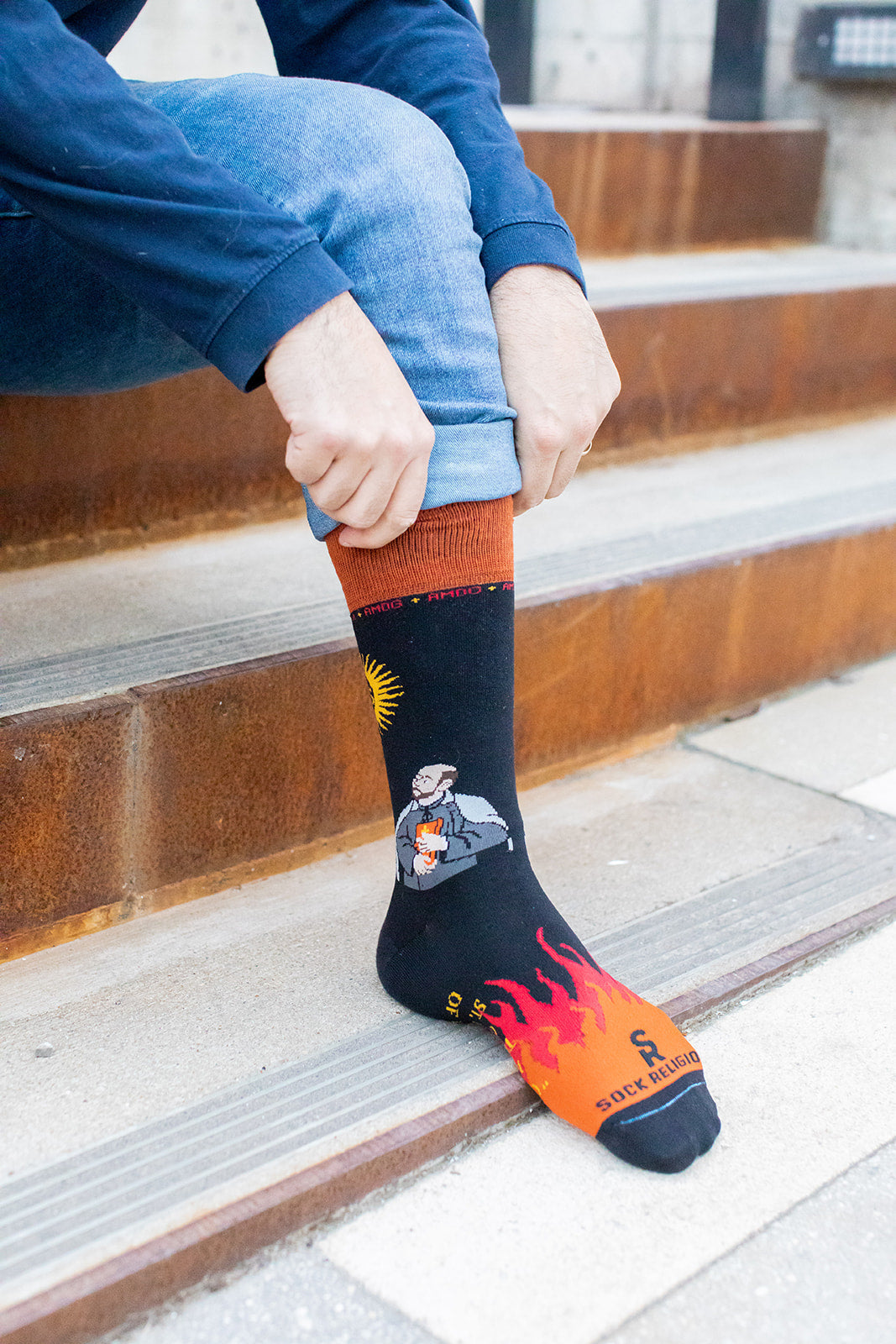 St. Ignatius of Loyola Adult Socks