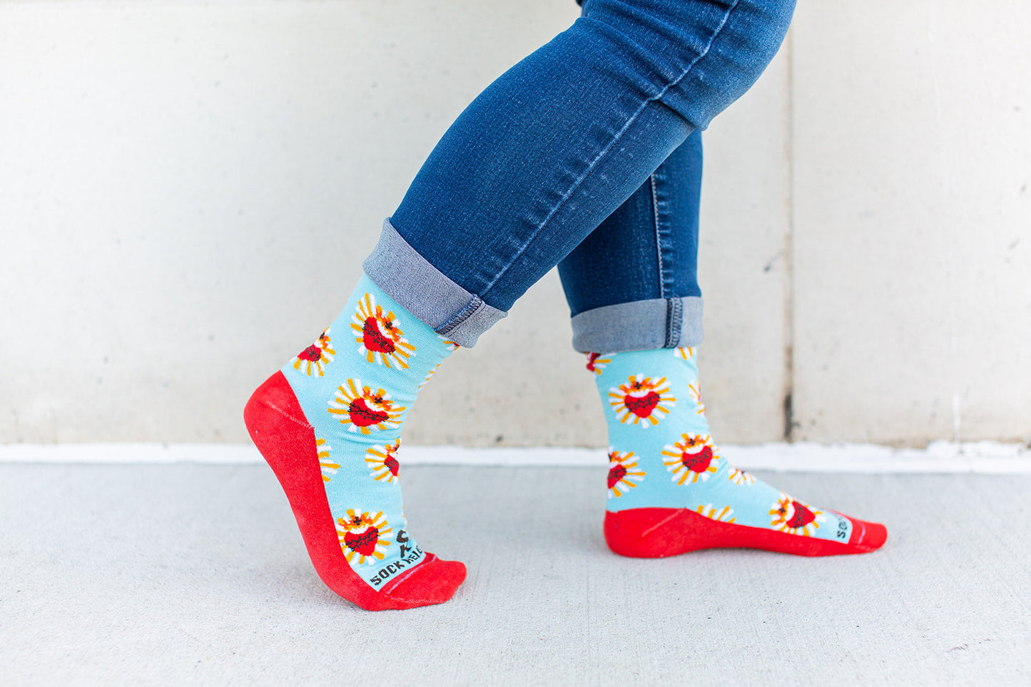 Sacred Heart Adult Socks