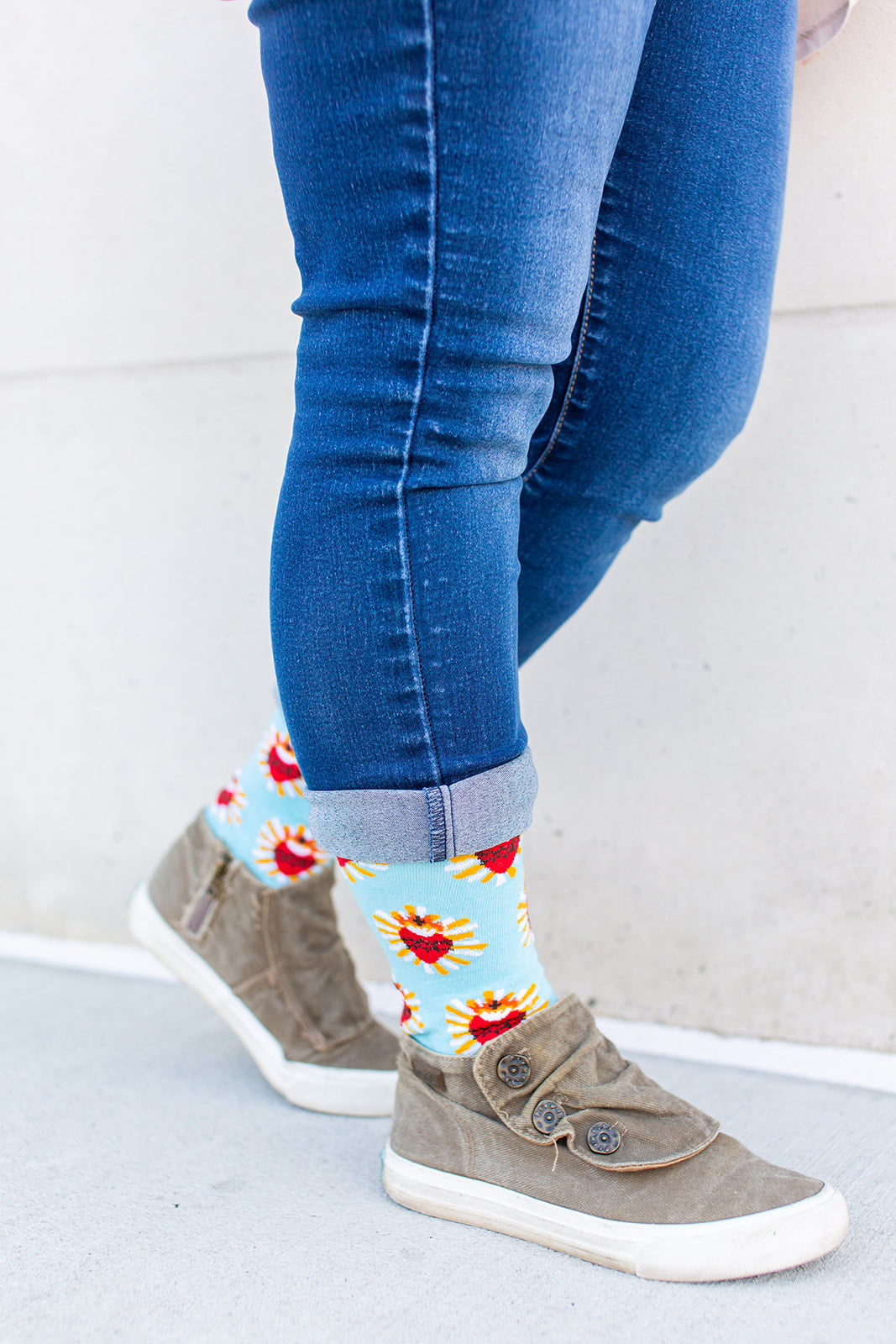 Sacred Heart Adult Socks